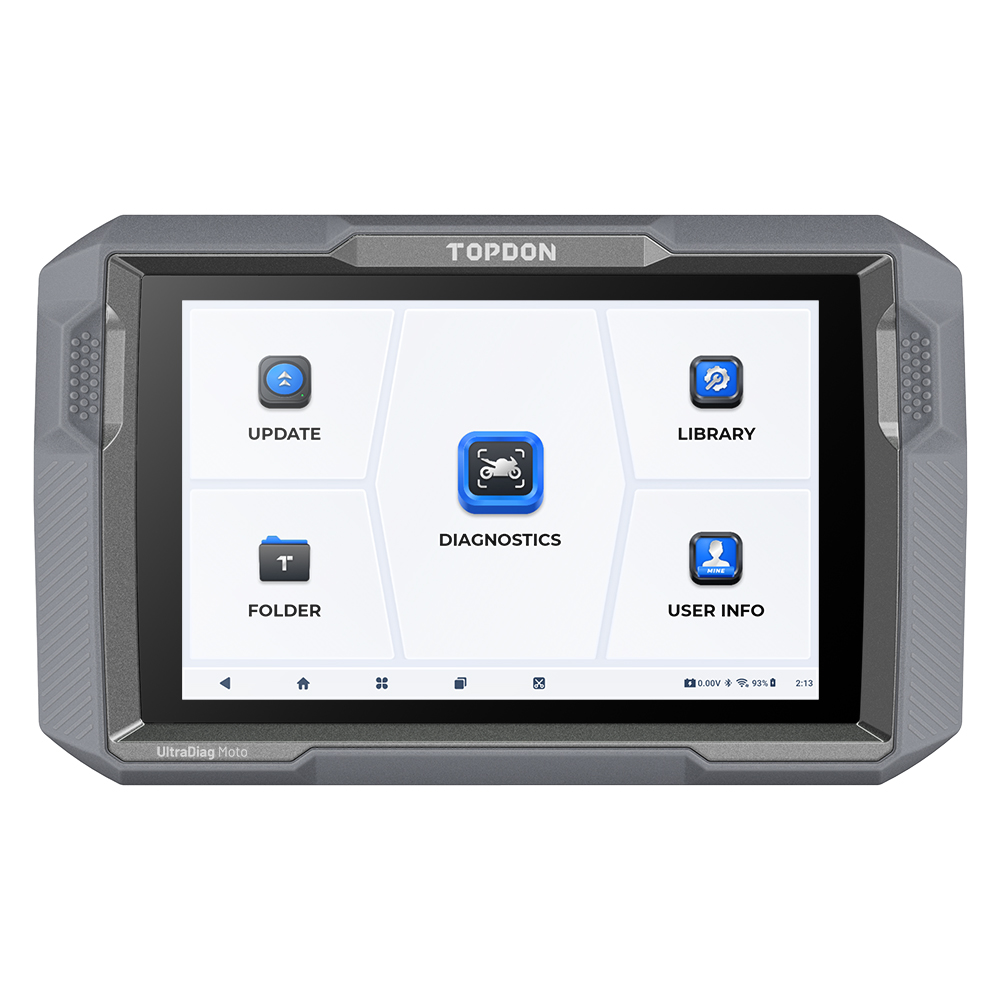 TOPDON diagnostické zariadenie UltraDiag Moto/ RAM 2GB/ 10000mAh/ Android/ 12V DC/ 4jadrový procesor 