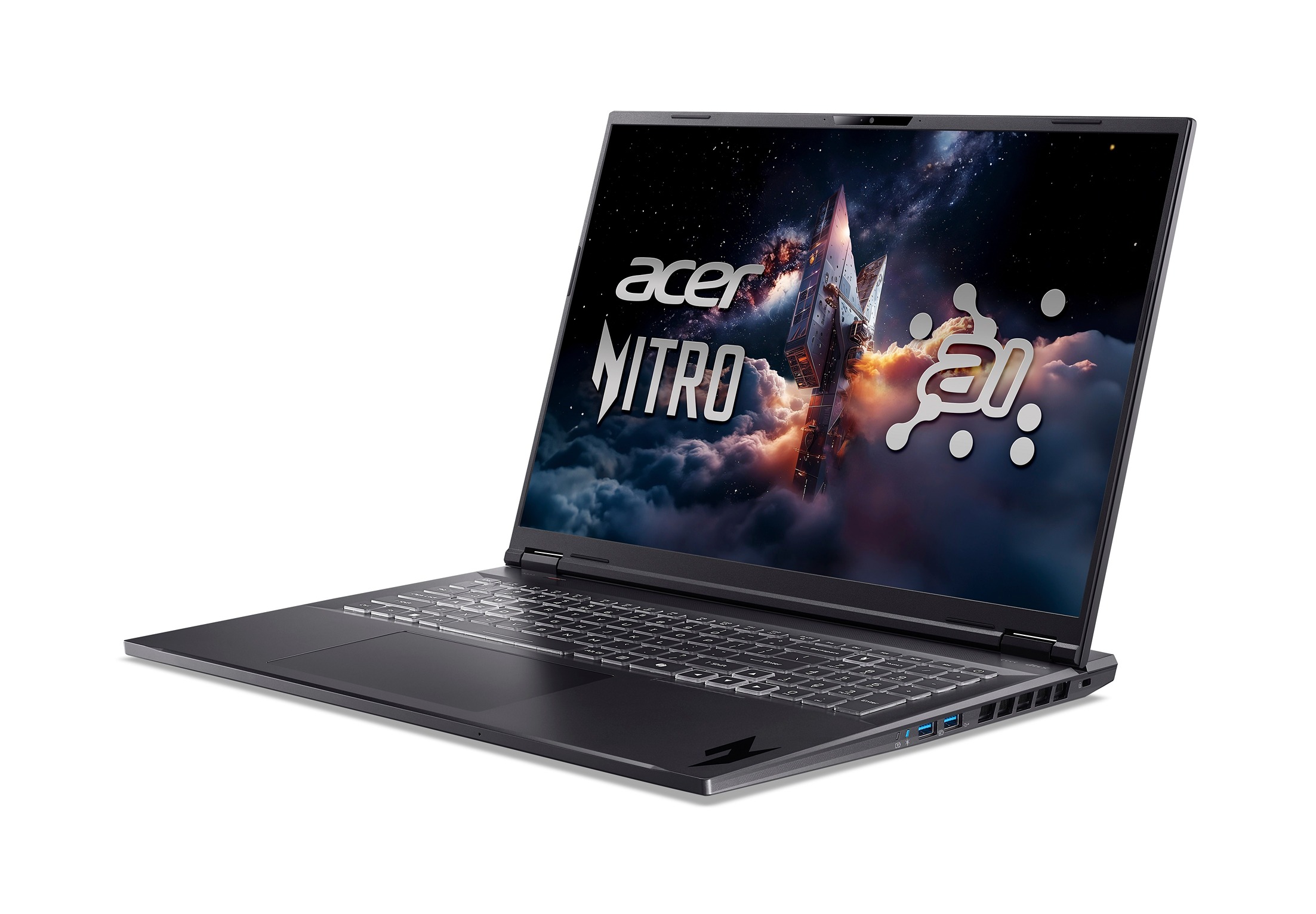 Acer Nitro 18 AI/ AN18-61-R3GE/ AI9-365/ 18"/ 2560x1600/ 32GB/ 1TB/ RTX 5070Ti/ W11H/ Black/ 2R 