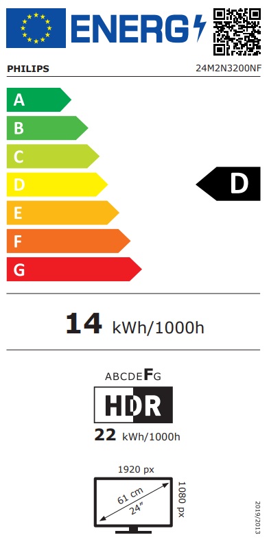 Philips Evnia/ 24M2N3200NF/ 23, 8"/ IPS/ FHD/ 144Hz/ 0, 5ms/ Sivá/ 3R 