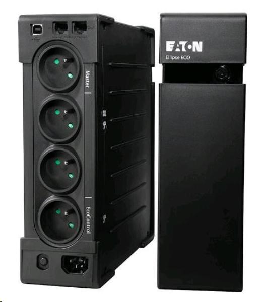 Eaton Ellipse ECO 650 USB FR,  UPS 650VA /  400W,  4 zásuvky (3 zálohované),  slovenské zásuvky