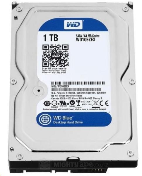 WD BLUE WD10EZEX 1TB SATA/600 64MB cache 7200 otáčok za minútu, CMR2