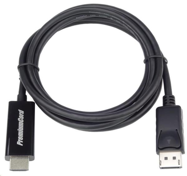 Kábel PREMIUMCORD DisplayPort - HDMI 2 m