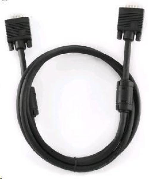 GEMBIRD prepojovací kábel VGA 20 m,  čierny (HD15M/ M,  dvojité tienenie,  feritové jadrá)1