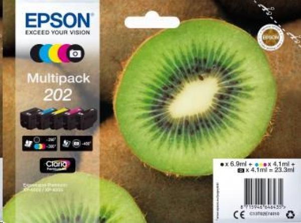 Atrament EPSON Multipack "Kiwi" 5 farieb 202 Claria Premium Ink