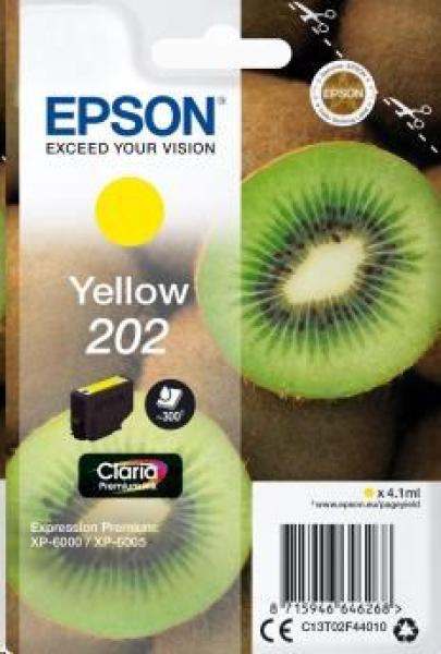 Atramentová tyčinka EPSON Singlepack "Kiwi" Yellow 202 Claria Premium Ink 4, 1 ml