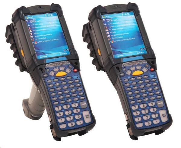 Motorola/Zebra terminál MC9200 GUN, WLAN, 1D, 512MB/2GB, 28 kláves, WE, BT