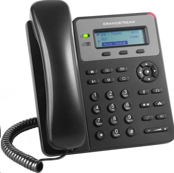 Grandstream GXP1615 [telefón VoIP - 1x účet SIP,  HD audio,  3 programy.tlačidlá,  prepínač 2xLAN 10/ 100Mbps,  PoE]