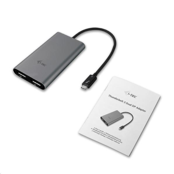 iTec THUNDERBOLT 3 Dual DP Adapter/60Hz2