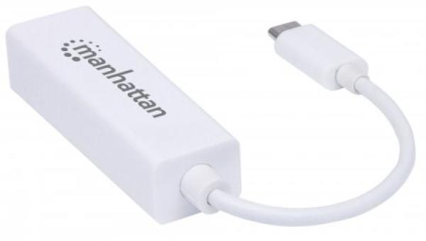 Adaptér MANHATTAN Type-C na gigabitovú sieť,  USB 3.14