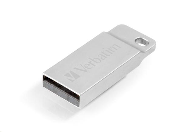 VERBATIM Flash disk 16 GB Metal Executive,  USB 2.0,  strieborná