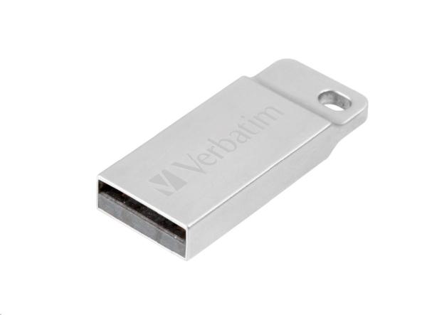 VERBATIM Flash disk 16 GB Metal Executive, USB 2.0, strieborná0