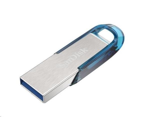 SanDisk Flash Disk 128 GB Ultra Flair,  USB 3.0,  tropická modrá