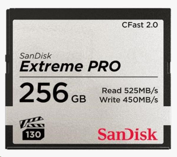 SanDisk CFAST 2.0 256GB Extreme Pro (525 MB/ s VPG130)