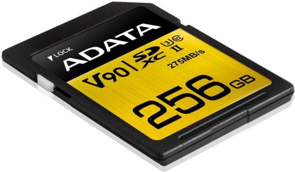 Karta ADATA SDXC 256GB Premier One UHS-II U3 Class 10 (R:275 W:155 MB s)2