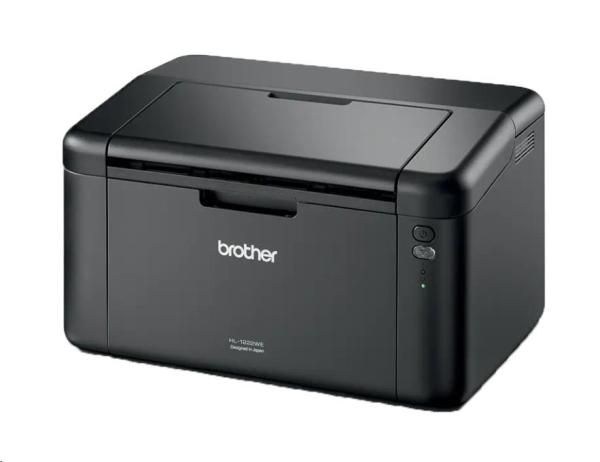 BROTHER tiskárna laserová mono HL-1222WE - A4, 20ppm, 2400x600, 32MB, GDI, USB 2.0, WIFI, 150l, startovací toner 1500str1