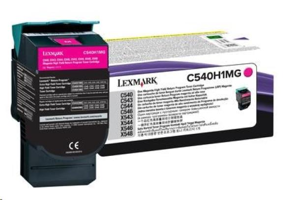 LEXMARK toner magenta pre C540/ C543/ C544/ X543/ X544 na 2000 strán