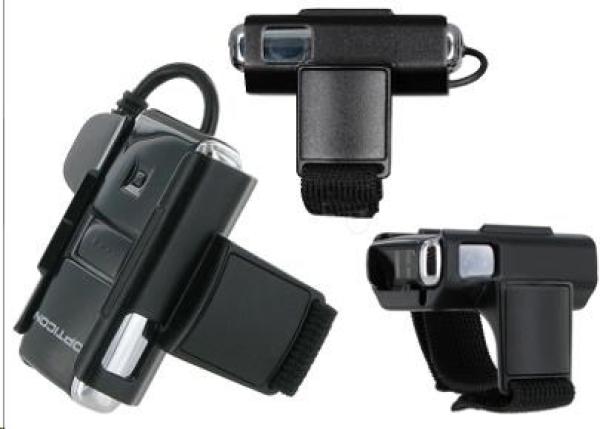 Opticon RS-2006,  prstencový skener,  1D dvojprstový snímač čiarových kódov,  nositeľný,  zberač dát,  BT,  laser.1