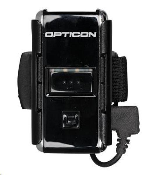 Opticon RS-2006,  prstencový skener,  1D dvojprstový snímač čiarových kódov,  nositeľný,  zberač dát,  BT,  laser.2