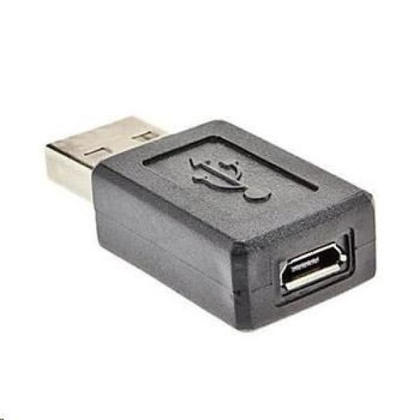 Adaptér USB PremiumCord micro USB B/ Female - USB A/ Male