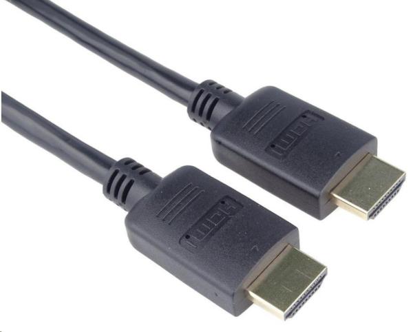 PremiumCord HDMI 2.0 Vysokorýchlostný + ethernetový kábel,  pozlátené konektory,  2 m