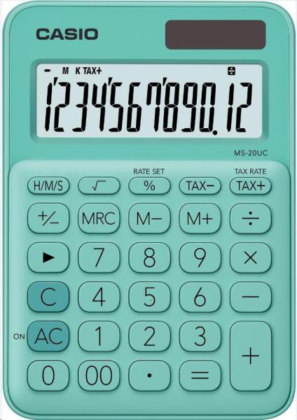 CASIO kalkulačka MS 20UC GN,  Stolní kalkulátor0
