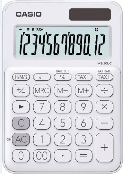 CASIO kalkulačka MS 20UC WE,  Stolní kalkulátor1
