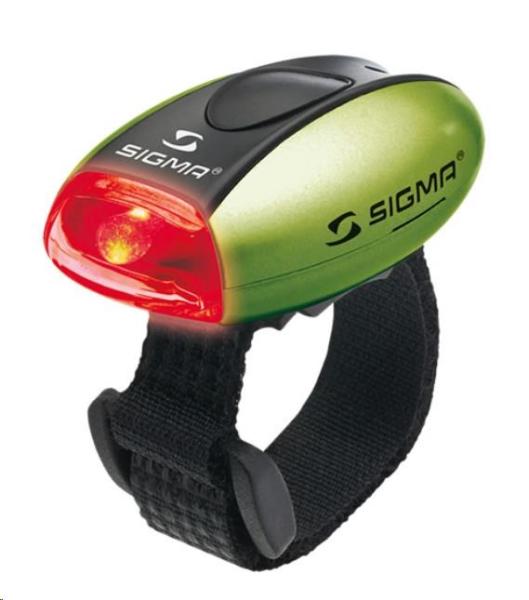 Sigma světlo na kolo MICRO zelená /  zadní světlo LED-červená