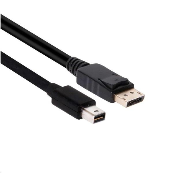Kábel Club3D Mini DisplayPort na DisplayPort 1.2 4K60Hz UHD obojsmerný,  (M/ M),  2 m3