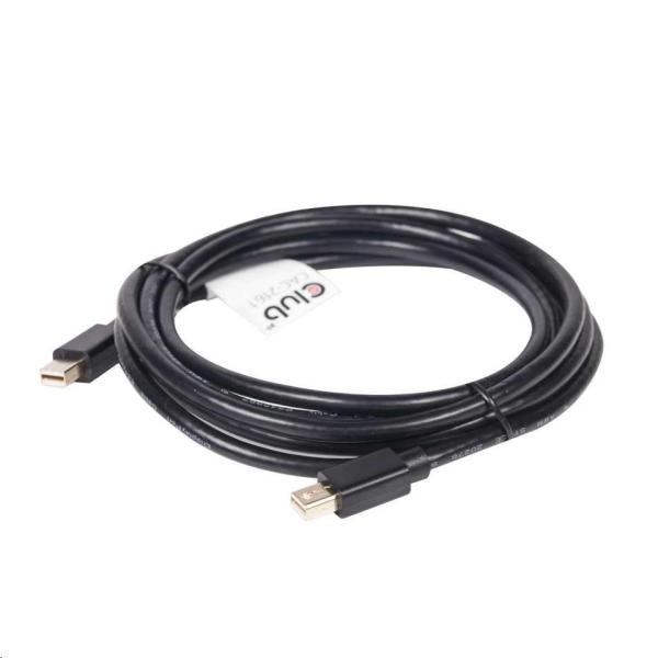 Club3D Mini DisplayPort kábel 1.2 4K60Hz UHD HBR2 (M/ M),  2 m3