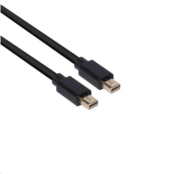 Club3D Mini DisplayPort kábel 1.2 4K60Hz UHD HBR2 (M/ M),  2 m4