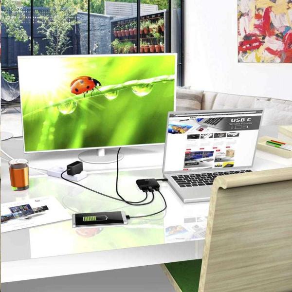 Club3D Mini dokovací stanice USB 3.0 typ C (VGA USB 3.0 USB-C), nabíjecí5