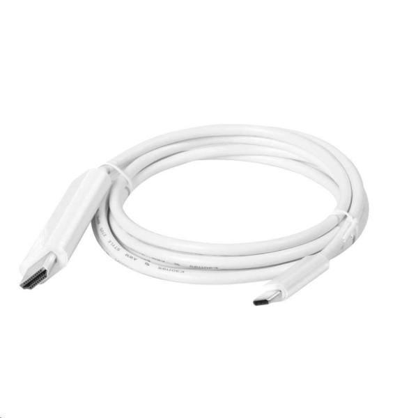 Club3D Active USB typu C na HDMI 2.0 4K60Hz UHD,  1, 8 m1