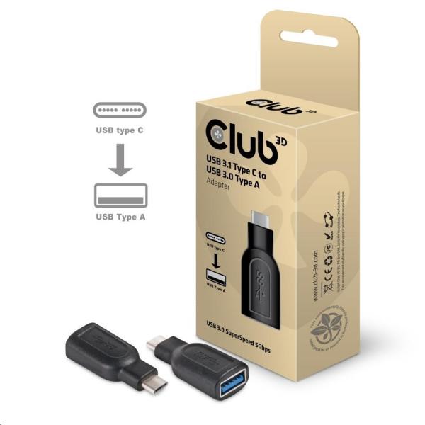 Club3D Redukcia USB 3.1 Type-C na USB 3.0 Typ A (M/ Ž)