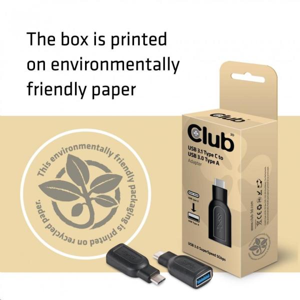 Club3D Redukcia USB 3.1 Type-C na USB 3.0 Typ A (M/ Ž)4