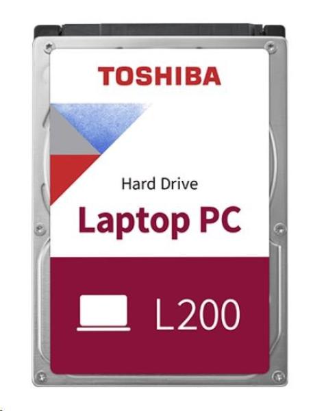 TOSHIBA HDD L200 Mobile (CMR) 1TB, SATA III, 5400 ot./min, 8MB cache, 2,5", 9,5 mm, BULK