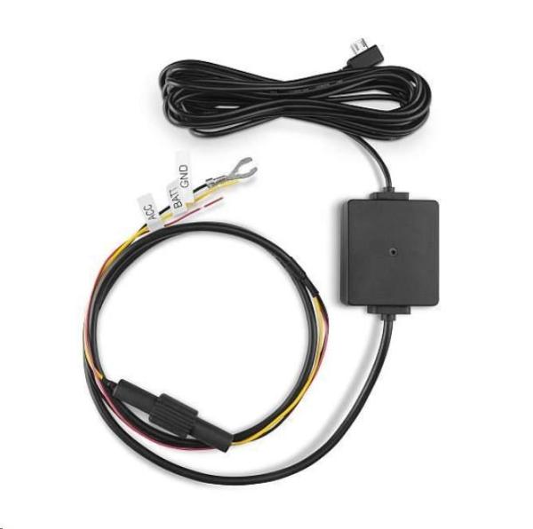 Garmin kabel napájecí s volnými konci pro Dash Cam 45/ 55/ 65W (parking)