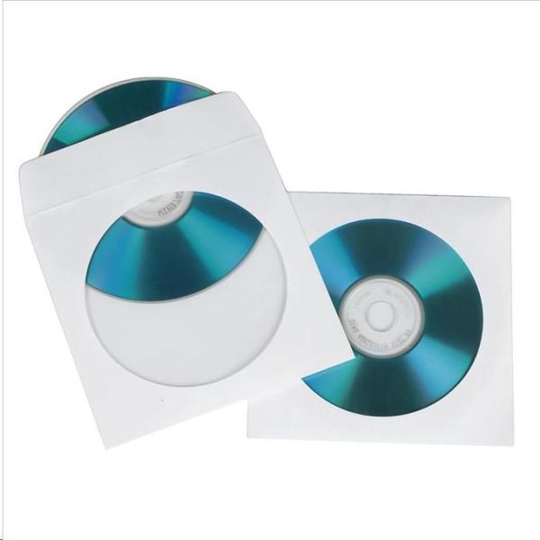 Hama ochranné obaly na CD/DVD, papierové, biele, 100 ks1