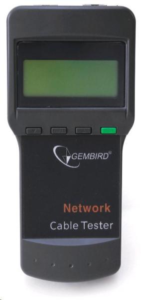 GEMBIRD Tester káblov Tester digitálnych sieťových káblov (Cat 5E,  6E,  koaxiálne,  telefónne)1