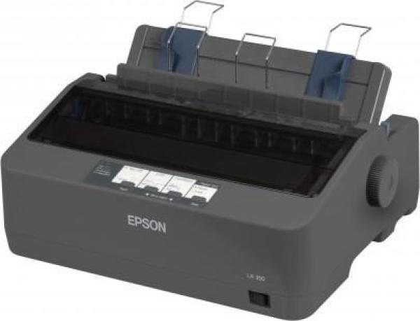 Ihličková tlačiareň EPSON LX-350,  A4,  9 ihiel,  347 znakov za sekundu,  1+4 kópie,  USB 2.0,  LPT,  RS232