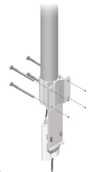UBNT airMAX všesmerová anténa AMO-2G13 [všesmerová anténa MIMO,  2.4GHz,  13dBi,  raketová súprava]7