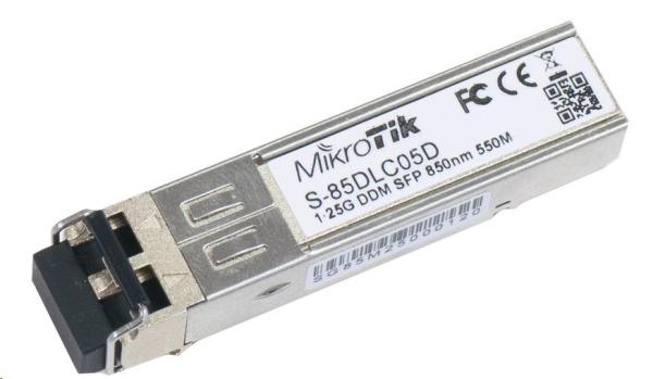 Mikrotik SFP (miniGBIC) modul S-85DLC05D,  MM,  550m,  1.25G