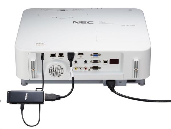 NEC projektor P603X,  1024x768,  6000ANSI,  20000:1,  HDMI,  RCA,  LAN,  USB7