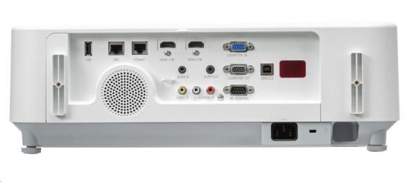 NEC projektor P603X,  1024x768,  6000ANSI,  20000:1,  HDMI,  RCA,  LAN,  USB1