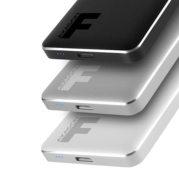 AXAGON EE25-F6B, USB3.0 - SATA 6G 2.5" FULLMETAL externý box, čierny1