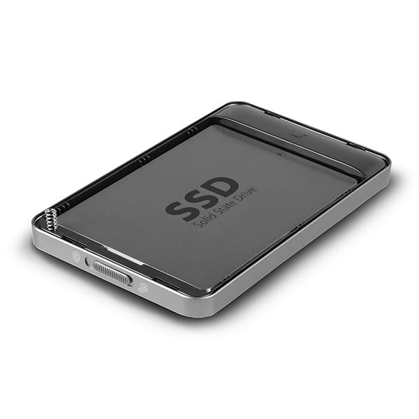 AXAGON EE25-F6G,  USB3.0 - SATA 6G 2.5" vonkajší box FULLMETAL,  titánovo šedý9