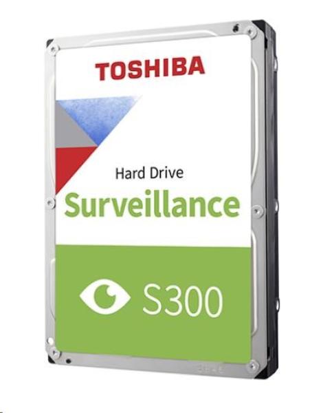 TOSHIBA HDD S300 Surveillance (CMR) 4TB,  SATA III,  7200 otáčok za minútu,  128MB cache,  3, 5",  BULK1