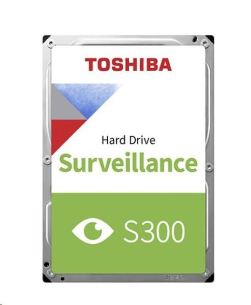TOSHIBA HDD S300 PRO Surveillance (CMR) 8TB,  SATA III,  7200 otáčok za minútu,  256MB cache,  3, 5