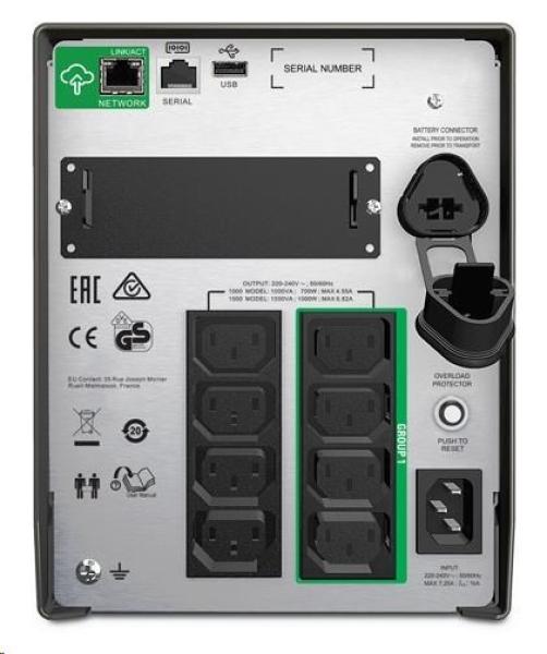 APC Smart-UPS 1500VA LCD 230V so SmartConnect (1000W)1