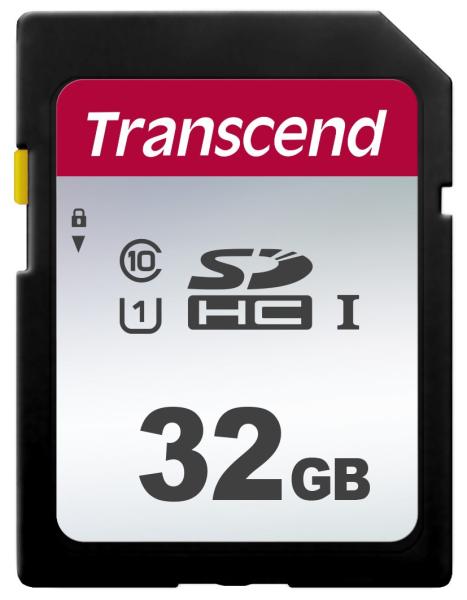 Karta TRANSCEND SDHC 32GB 300S,  UHS-I U1 (R:100/ W:25 MB/ s)