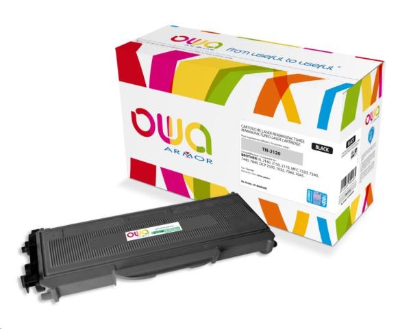 OWA Armor toner pre BROTHER HL 2140,  2150,  2170 5200p,  TN2120 JUMBO,  čierny/ čierny (TN-2120 JUMBO)1